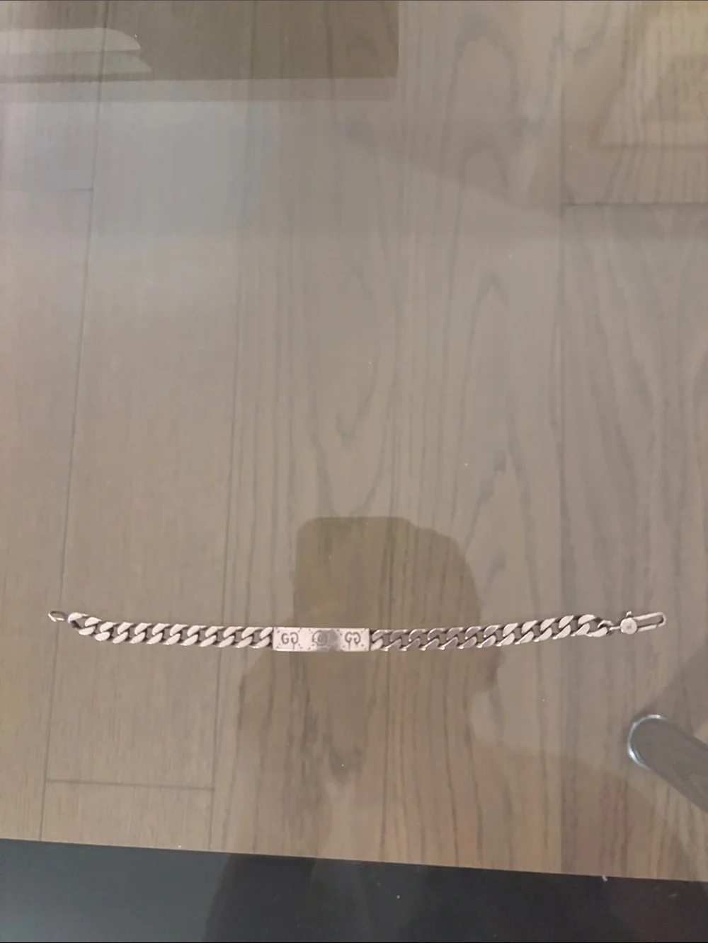 Gucci ghost sterling silver bracelet